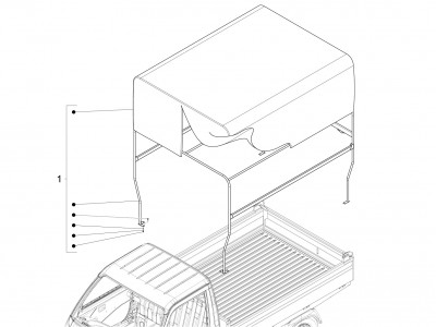 Kit curtainsider (Pick-Up)